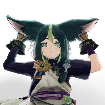 耳がもふもふなティナリ