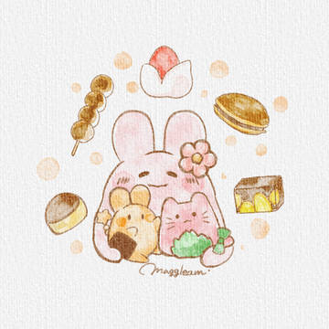 しあわせいっぱい🎵和菓子🍵🍡