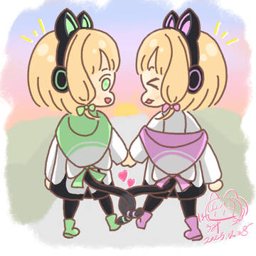尻尾ハグモモミド