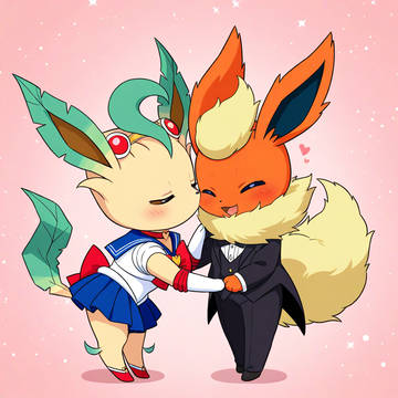 タキシードブースター x セーラーリーフィア