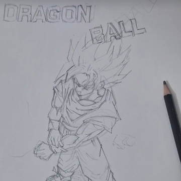 Son Goku old sketch