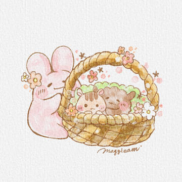 ふわり花籠🌸