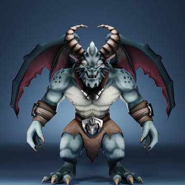 Abyssal Warlord OC Digital Art S