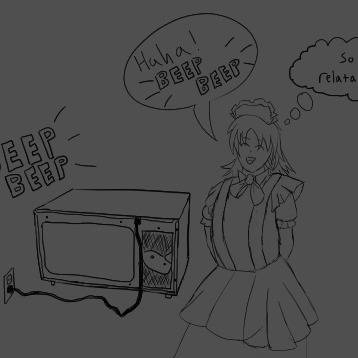 Ruukoto and Her Microwave