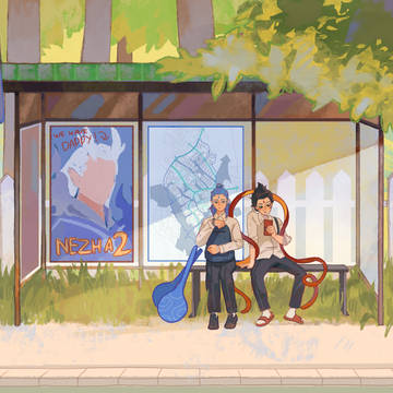 Waiting for the bus