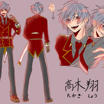 立ち絵やキャラデザ等