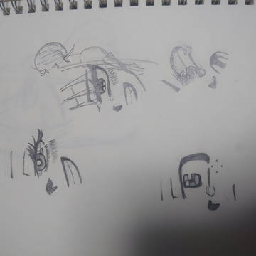 適当に書いたらナガンっぽくなって何かヒロアカキャラ描きたくなった
