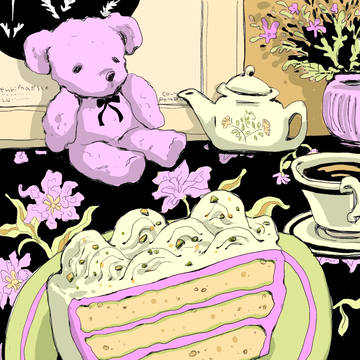 ピスタチオのケーキ