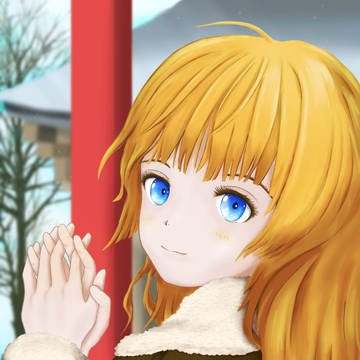 何をお祈りしているのかな？