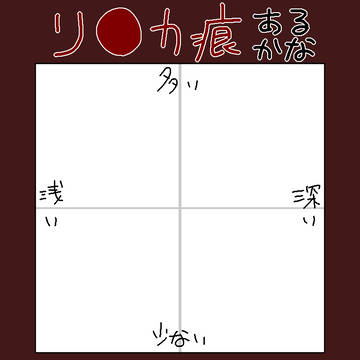 リスカ痕あるかな