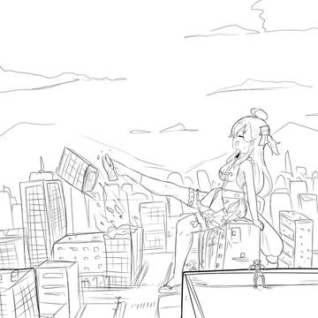 miko destroys the city