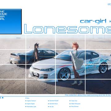 Lonesome car-girl