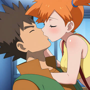 Misty kiss Brock Pokemon
