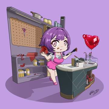 Getting ready for valentine's
