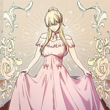 ピンクドレス少女