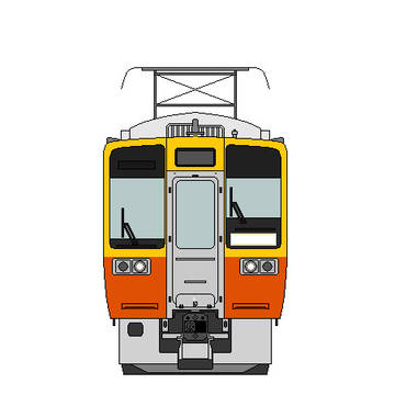 鉄面画 三岐鉄道211系の正面塗装(個人的予想)
