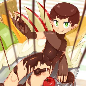バレンタインチョコプリン