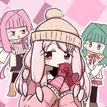バレンタイン絵2025