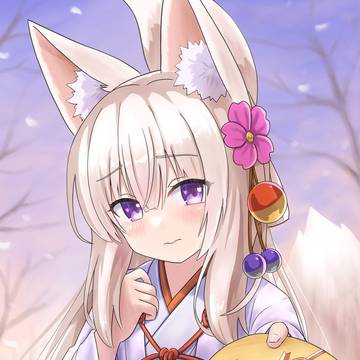 バレンタイン巫女狐娘