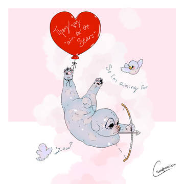 ハッピーバレンタインデー 🐾❤️🐶🌹