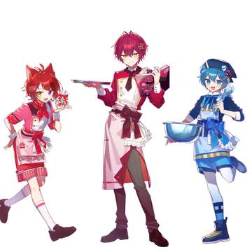 バレンタイン制作🩵❤️♥️