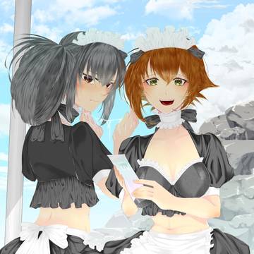 【艦これ】長陸奥メイドさん