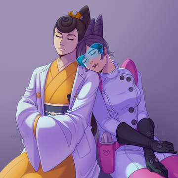 Metis and Aura sleeping
