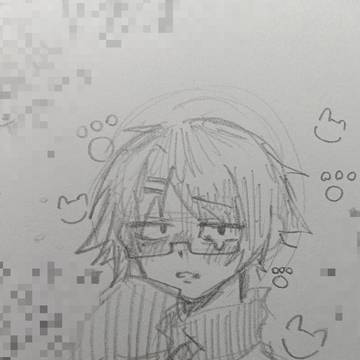 眠そうなお兄さんが描きたかった