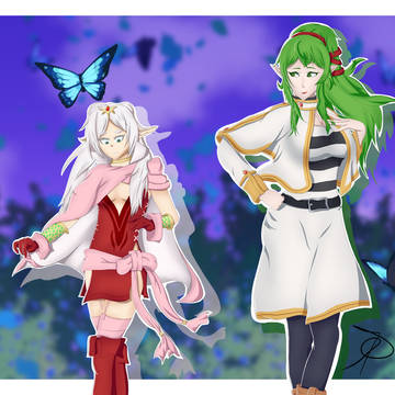 Frieren and Tiki Clothes Swap
