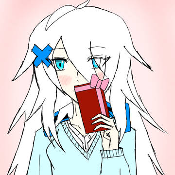 ウチの子バレンタインイラスト