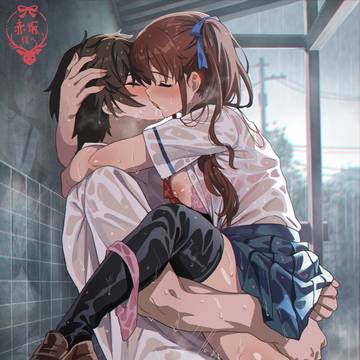 【Skeb】雨宿り