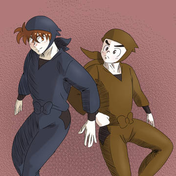 土井先生と尊奈門くん
