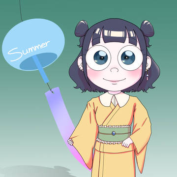 カートゥーン風イラスト詰め込み