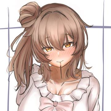 ポッキーゲームをするささらちゃん