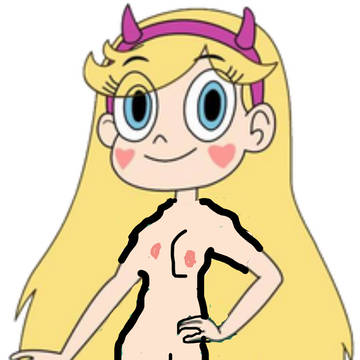 Star butterfly nude edit