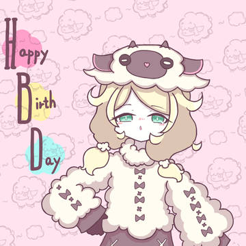 こずえちゃんお誕生日おめでとう絵5連打2025