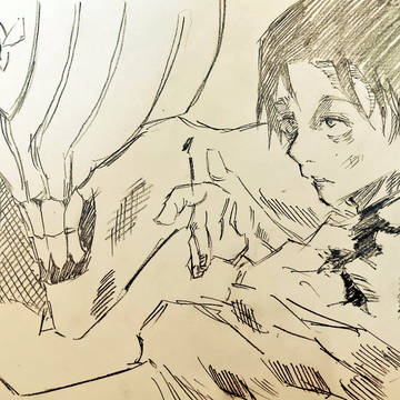乙骨憂太模写2