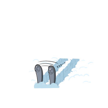 雪中行軍ボンプ、潜航中