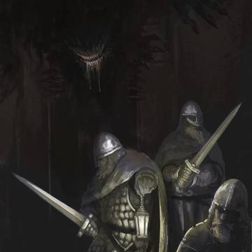A predator behind the warriors.