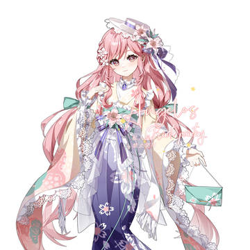 大正和服立绘