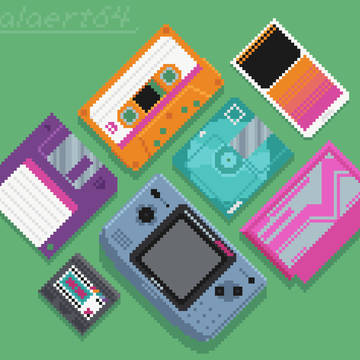 Retro Tech Doodles