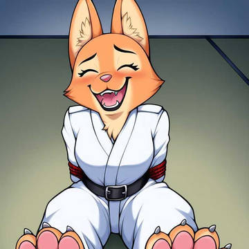 Ticklish Karate Diane Foxington