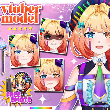 Vtuber model for streaming