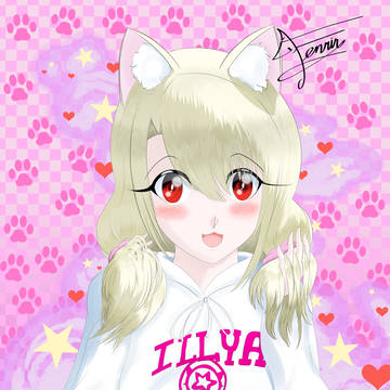 イリヤ落書きLove-In-Struck Cat Ver.