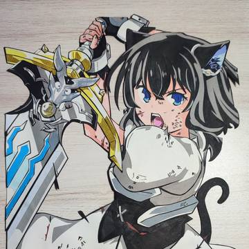 【切り絵】フラン【転生したら剣でした】