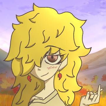 Blonde girl.