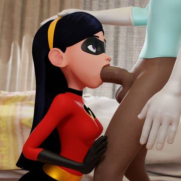 Violet Sucks Frozone BBC