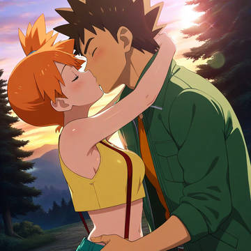 Misty kiss Brock Pokemon