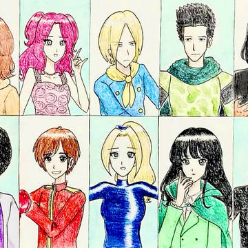☀️ウチのMiitopiaのMii達を描いてみた☀️
