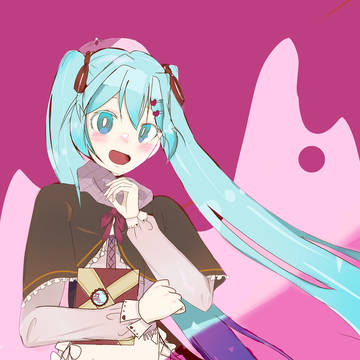 かなりおくれましたがミクちゃんのバレンタインイラストを描きました